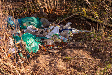 Illegal garbage disposal at the edge of the field is a real danger for our environment