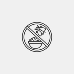 dirty food vector icon illustration sign 