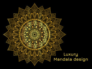 Luxury Mandala design template for Background