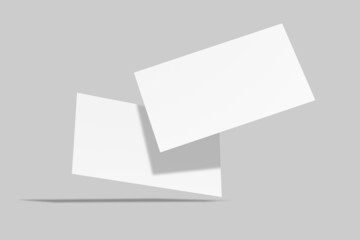 Blank  Business Card Mockup 