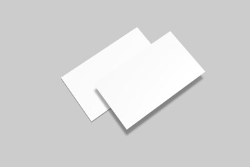 Blank  Business Card Mockup 