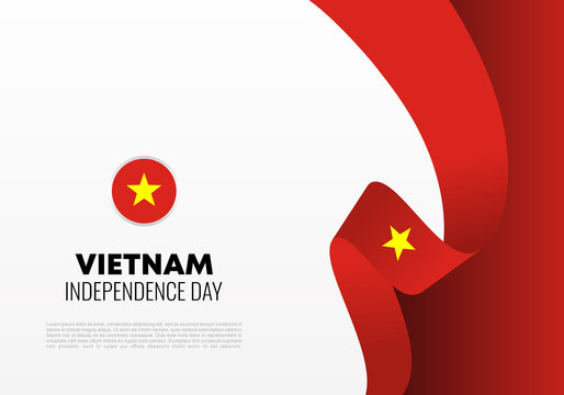 Vietnam independence day background for national celebration on September 2nd.