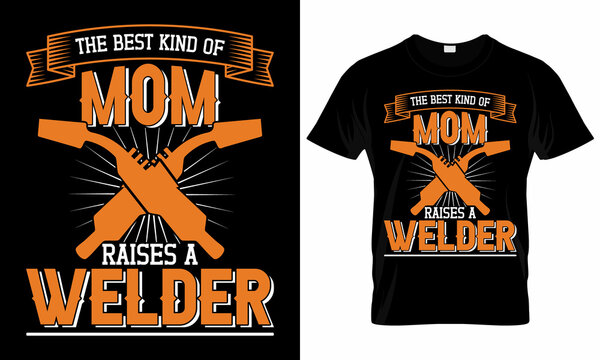 Welder T-shirt Design Template
