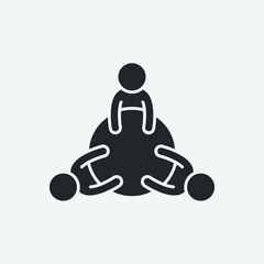 presentation vector icon illustration sign 