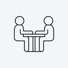 Fototapeta premium presentation vector icon illustration sign 