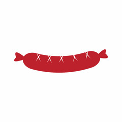 Sausage Icon Illustration vector background