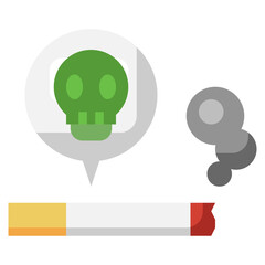 SMOKING flat icon,linear,outline,graphic,illustration