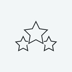 stars vector icon illustration sign 