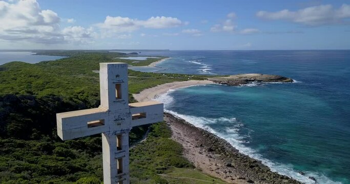 Aerial views of Guadeloupe, Pointe des Chateaux
