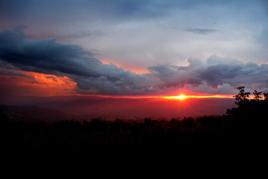 Atardecer en la Reserva de la Biosfera