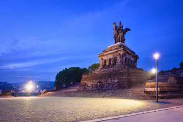 Koblenz Monument early morning, Germany