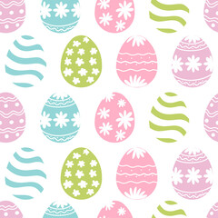 Easter eggs patterns.
