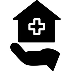 Obraz premium Stay At Home Icon