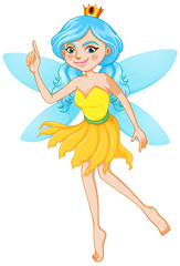 Plakat Beautiful fairy girl cartoon character
