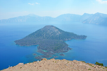 Crater lake in Oregon