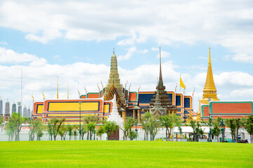 Grand palace or well known among tourist as Temple of the Emerald Buddha or local known Wat phra...