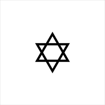 star of david icon vector illustration symbol