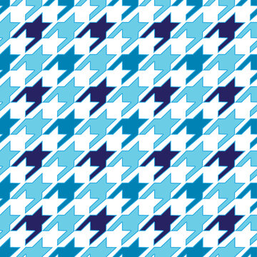 Light blue houndstooth pattern.