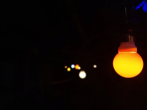 glowing bulb