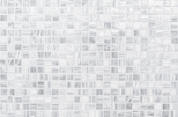 White ceramic wall and floor tiles mosaic abstract background. Design geometric texture decoration.