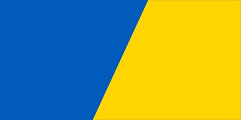 abstract background consisting of Ukraine country flag colors illustration . Gradient color from blue t yellow.