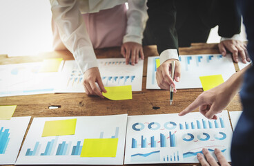 Brainstorming, Consulting, Data Analysis, Planning, Marketing and Accounting, Economist holding pen...