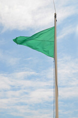 drapeau vert