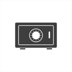 safe for money icon on a white background