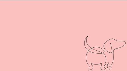 wallpaper  colorful dog minimalist scribble cute