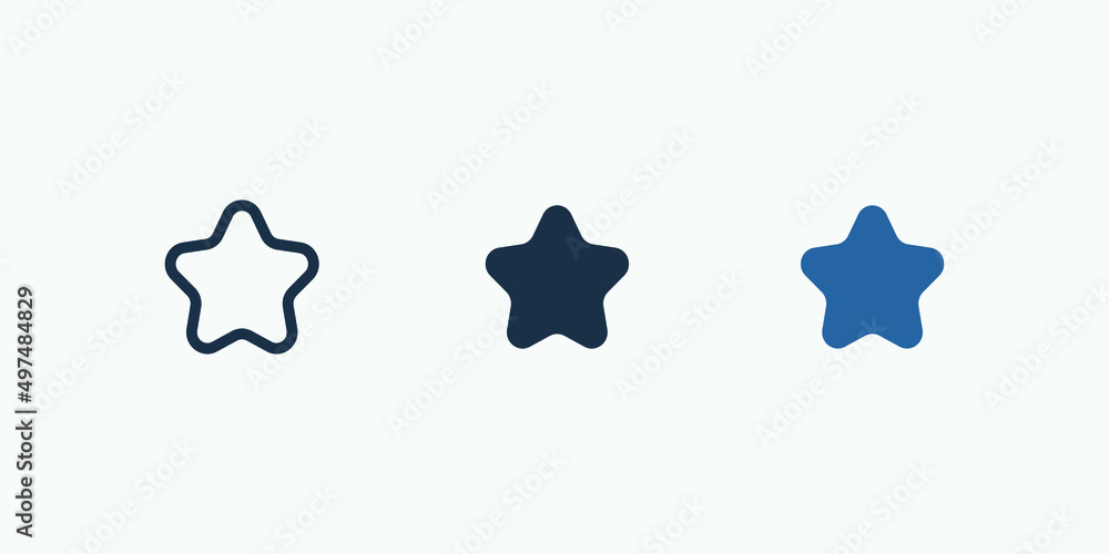 Aufkleber favorite vector icon isolated. vector illustration style is flat iconic symbol. designed for web and