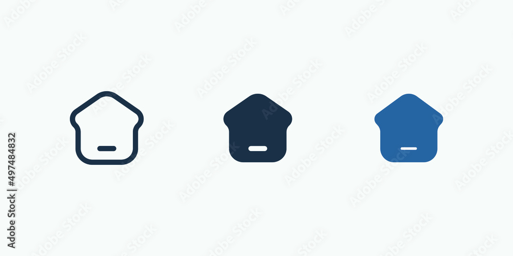 Poster home vector icon isolated. vector illustration style is flat iconic symbol. designed for web and app