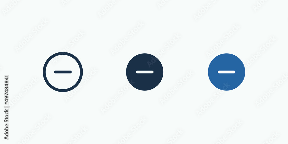 Poster minus vector icon isolated. vector illustration style is flat iconic symbol. designed for web and ap