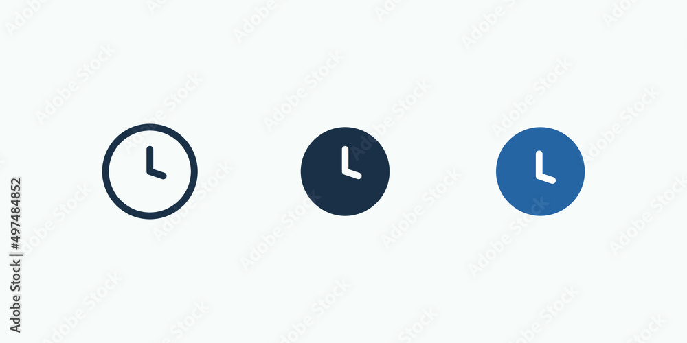 Poster time vector icon isolated. vector illustration style is flat iconic symbol. designed for web and app