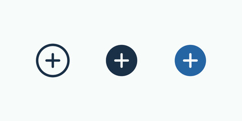 Add vector icon isolated. Vector illustration style is flat iconic symbol. Designed for web and app design interfaces.