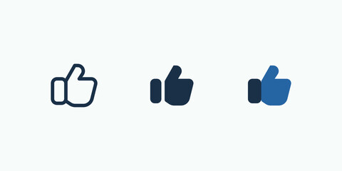 Like vector icon isolated. Vector illustration style is flat iconic symbol. Designed for web and app design interfaces.