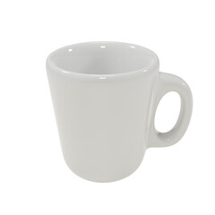 3D rendering isolated ceramic cup in white background