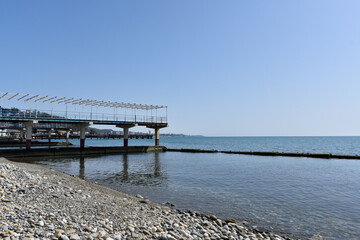 Obraz premium pier on the sea