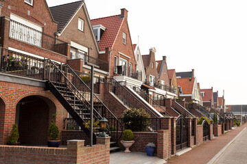 Naklejka premium beautiful streets in the netherlands