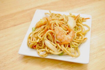 Take Out Meal of Shrimp Lo Mein	