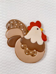 Funny colorful cookies. Handmade Ginderbread