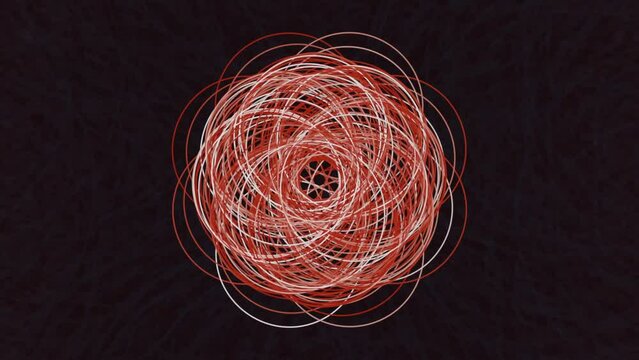 Animazione 3D spirale colore
