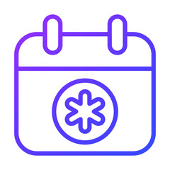Calendar Healthcare Medical, vector graphic Illustration Icon.