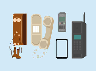 set of phone evolution