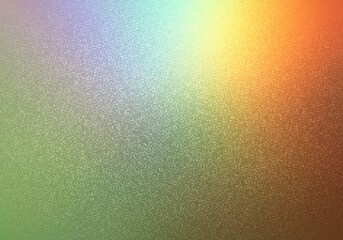 Colorful holographic shabby sanded background of orange yellow green blue gradient. Smooth textured surface metallic effect. © avextra