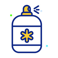Sanitizer Healthcare Medical, vector graphic Illustration Icon.