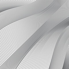 black and white abstract wavy lines
background