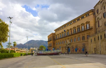 Foto op Plexiglas Norman Palace (or Palazzo Reale) in Palermo, Sicily, Italy © Lindasky76