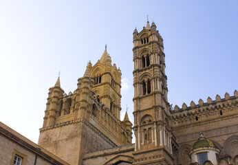Fototapeta na wymiar Cathedral of Palermo, Sicily, Italy 