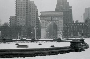 Washington Square Park in 1978,New York City