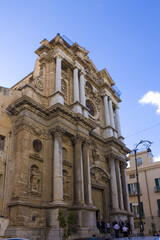 Fototapeta na wymiar Church of Santa Maria della Pieta in Palermo, Sicily, Italy